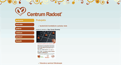 Desktop Screenshot of centrumradost.sk
